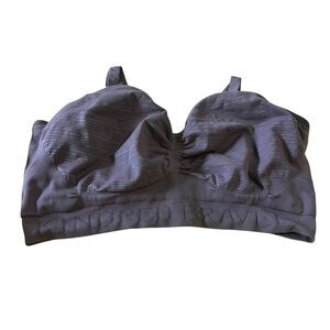 Kindred bravely gray nursing bra bralette Large L